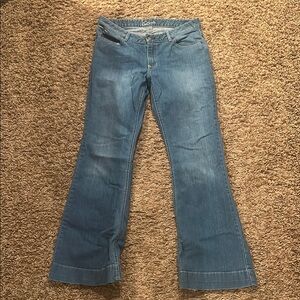 Kimes Ranch Blue Flare Wide Leg Jeans